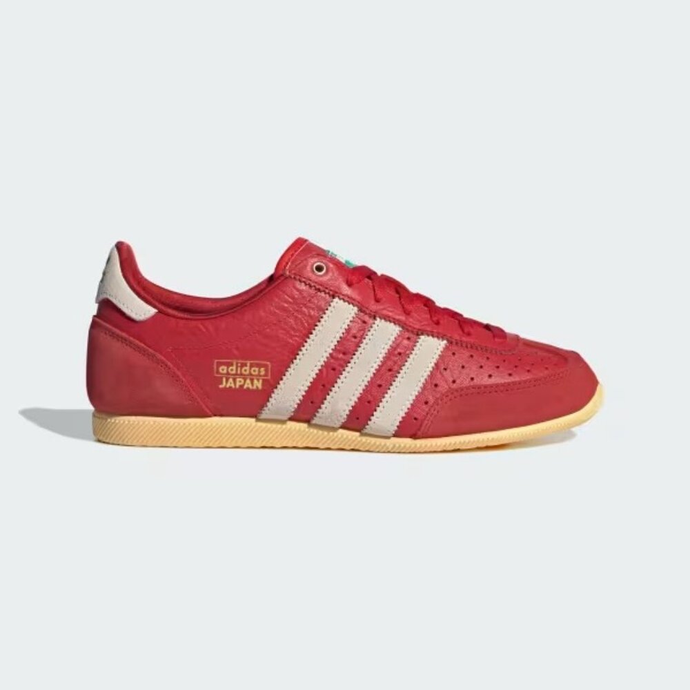 Adidas Japan Better Scarlet Red Off White Womens Shoes IG4507 NEW Size 10.5 - Picture 2 of 7
